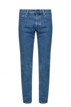Jeansy z dekoracyjną naszywką, zdjęcie 1 Jeansy z dekoracyjną naszywką od Just Cavalli